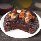 black glutinous rice assorted nuts & fruits rice pudding